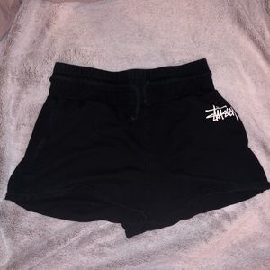 Stüssy black gym shorts